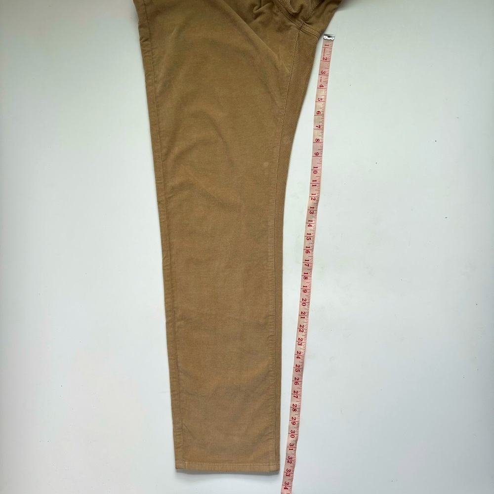 Faherty Stretch Terry Corduroy 5-Pocket Pant In Barley Tan Size 40 - Picture 13 of 17